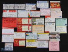Tickets: Manchester United treble season 1998/1999 match tickets homes Eric Cantona European XI,