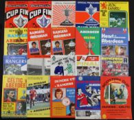 Selection of Scottish programmes to include Scottish Cup finals 1961, 1964, 1966, 1968, 1977,