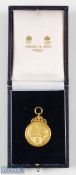 1999/00 FA Challenge Trophy Winners Silver gilt Medal hallmarked F&S, with 1999/2000 engraved at