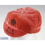 England Amateur International Cap E v S 1910-1911 with wirework embroidered rose and E v S 1910-