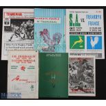 1967 France to South Africa Rugby Programmes (5): Five issues, including the first three tests, plus