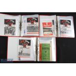 1961/1962 Manchester United programme collection homes complete season (21) + Real Madrid (friendly)