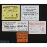 1959 to 1971 British Lions in New Zealand Rugby Tickets (5): v Canterbury 1959 (creased); v NZ at