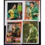 Manchester United Football Autographs (4) features Steve Bruce, Dennis Irwin, Ryan Giggs and Lee