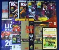 2001 British & I Lions Rugby Programmes/Mag. (10): Nine out of ten of the games in Australia,