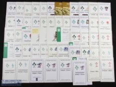 Irish Home Rugby Dinner Menus (60): What a great lot: nearly every Irish home menu, 1995-2010 and