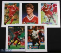 Liverpool FC Autograph Displays (5) featuring Michael Owen, Steve McManaman, Stan Collymoore, Oyvind