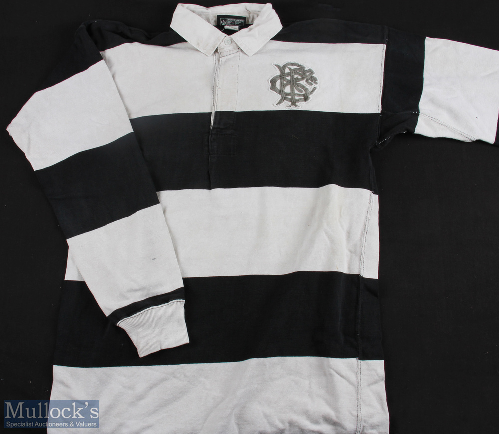 1970s The Late Mervyn Davies' No 8 Barbarians Rugby Jersey: Donated to the vendor via his friend Ray - Image 3 of 4