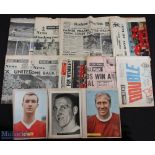 Collection of newspapers all football related issues to include Manchester Evening News 7 May