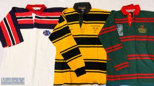 Rugby Jerseys from Ireland, Scotland & England (3): Clean worn replica jerseys of Young Munster (