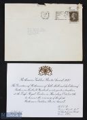 1970 Rothmans presentation luncheon invitation for the 1st Golden Boot Awards at the Café Royal,