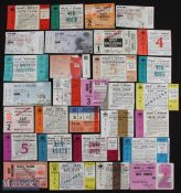 1970-2011 Wales Home 5/6 Nations etc Rugby Tickets (28): v Scotland 1970-84 inclusive plus 2010; v