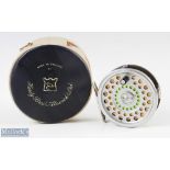 Hardy Bros England Marquis #6 silent check alloy trout fly reel with alloy smooth foot, rear