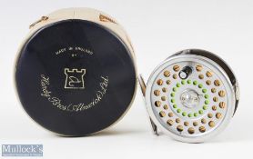 Hardy Bros England Marquis #6 silent check alloy trout fly reel with alloy smooth foot, rear