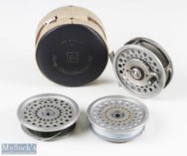 Hardy Bros, England Marquis #8/9 alloy fly reel, U shaped line guide, smooth alloy foot, rear