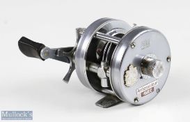 ABU Ambassadeur 4500C multiplier reel, in silver grey finish, sliding line guide, end tension