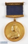 1911 Royal & Ancient Golf Club St Andrews "Queen Victoria Jubilee Vase" Gilt Medal - the obverse