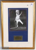 1904-1996 Harold Larwood Nottingham & England Cricket, signed photograph, one of the best fast