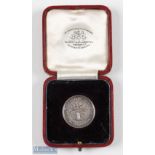 1914/1915 Honor Oak and Forest Hills Golf Club "Mid Monthly Silver Medal" - white metal embossed