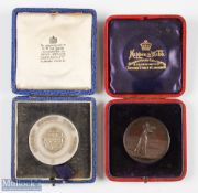 2x Surrey Golfing Medals - to incl rare Wonersh Golf Club (Now Defunct) Ladies Monthly Medal (2.5"