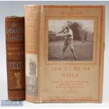 Horace G Hutchinson Golf Books (2) "Golf - Badminton Library"2nd ed 1890 in the original pictorial