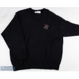 1981 The Ryder Cup Walton Heath official Sundridge long sleeve black pullover-supplied by Lyle and