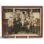 1926 Essex Professional Golf Challenge group photograph - with 18 players outside the clubhouse with