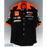 Formula 1 Arrows Team, short sleeve shirt with full sponsors badges, size XXL in good used