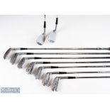 MacGregor 'Jack Nicklaus' 1888-1988 The Player of the Century Golf irons (x9) features 3, 4, 5, 6,