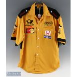 Formula 1 Benson & Hedges Jordon Honda Team, short sleeve shirt with full sponsors badges, size XL