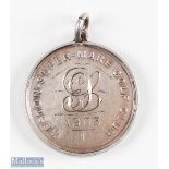 1905 Weston-super-Mare Golf Club (Est 1892) silver medal - the obverse is embossed with The Church