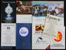 1969-2007 Signed Horse Racing Score cards and others, to include Epson 24th April 1969 at Eddy first