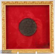 Rare 1898 Bowdon Golf Club (Est 1890-1950) large Bronze Scratch Medal - inscribed "Sons of Members