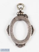 Lenzie Golf Club (est.1889 Glasgow) 'The Stewart Medal' oval medal - the of verse engraved Lenzie