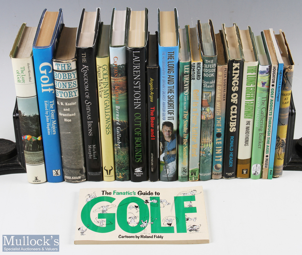 Golf Autobiography Biography and other Golf Books, with noted items of Captain at Kiawah Bernard