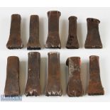 Collection of Cast Iron Golf Club and Other Head Stamp to include - cooperative des professions de