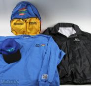 1990-2000s Formula 1 Sweatshirt Coats Caps, Bag, to include a Bennaton rucksack, a Bennetton
