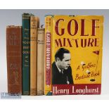 Period Golf Books, to include Gold Instruction Books How To Play Your Best Golf Tommy Armour 1955,