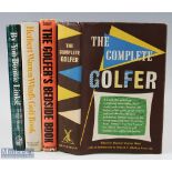 Herbert Warren Wind and Other Authors Golf Books (4) - to include "The Complete Golfer" edited by