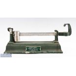 Kenneth Smith USA Swinging Weight Scale 'Lorythmic' patent number 1953916 with maker's plaque,