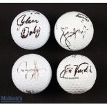 Collection of USA Major/Tour Golf Winners signed golf balls (4) - to include John Daly on his