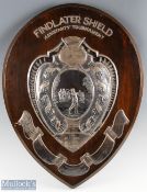 1910 Findlater Silver Shield Assistants Tournament - large and imposing shield with oval period