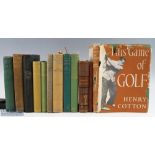 A Collection of Period Golf Books, to include the Badminton Library Golf 1890, Golf Is My Game Bobby