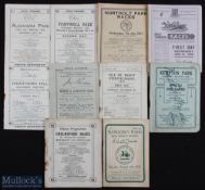 1892-1954 Horse Racing Race Score Cards, a collection to include Warwick & Leamington races Nov