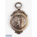 1931 St Andrews Golf Club Monthly Silver Medal - the obverse decorated with a period golfer and on
