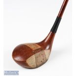 Fine and Rare W Gibson 'Patent Appl'd For' large headed playable spoon with a hickory Bubble style