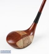 Fine and Rare W Gibson 'Patent Appl'd For' large headed playable spoon with a hickory Bubble style