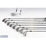 Scarce Hiro Honma PP-727 Tour Model Golf irons (x10) Made in Japan, features 3, 4, 5, 6, 7, 8, 9,