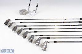 Scarce Hiro Honma PP-727 Tour Model Golf irons (x10) Made in Japan, features 3, 4, 5, 6, 7, 8, 9,