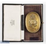 1958 Villa d'Este Golf Club (Italy) International Amateur Championship large embossed oval medal -